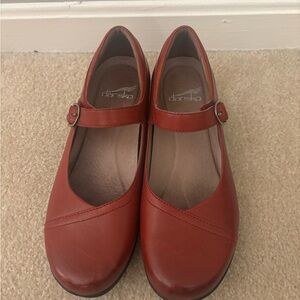 Dansko Women's Red Mary Jane Shoes